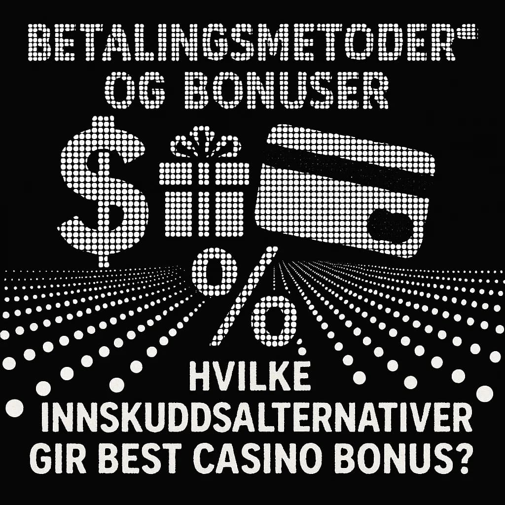 Betalingsmetoder og Bonuser: Hvilke Innskuddsalternativer Gir Best Casino Bonus?